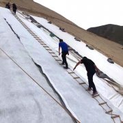 黑色HDPE土工膜廣泛應(yīng)用于沼氣池垃圾填埋場(chǎng)中